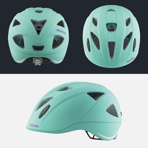 ALPINA Ximo L.E. Kinderfahrradhelm, Turquoise matt, 49-54 cm – Ansicht 4