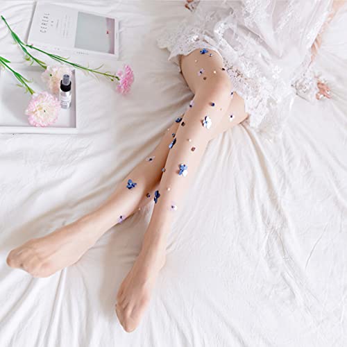 Image of Sahabowi handcraft tights for women, Sheer waist pantyhose