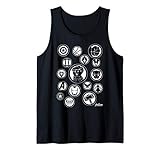 18MARF00059A-001 Marvel Avengers Infinity War Tonal Hero Icon Camiseta sin Mangas