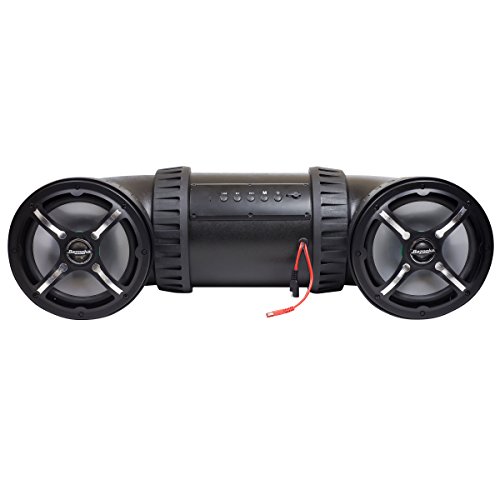 Bazooka 8" ATV-TUBE Off Road Bluetooth Speaker System with LED Illumination (Black) - Thumbnail 2