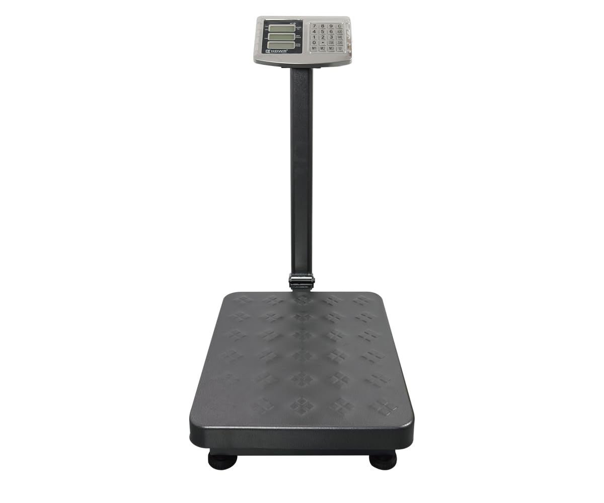 Plataforma, Báscula de Almacén, Capacidad de Carga de hasta 300 kg, Pantallas LCD, Precisión de +/- 100 g, Operación Inalámbrica hasta 150 Horas, HDWR wagPRO-P300