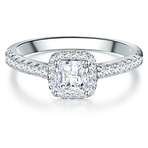 Preisvergleich Produktbild Ring Sterling Silber Zirkonia weiß