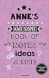 Anne's Awesome Book Of Notes, Lists & Ideas: Featuring brain exercises!