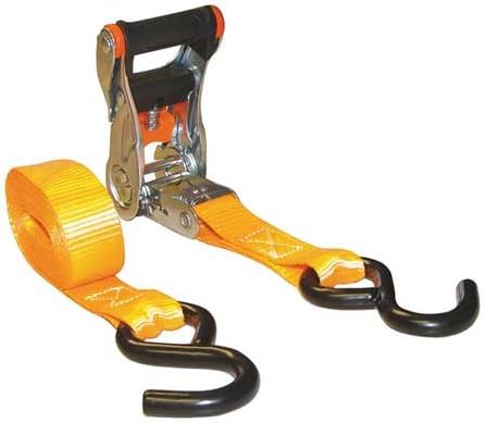 Tie-Down Strap, Ratchet, 10ft. x 1In, PK4