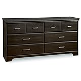 South Shore Versa 6-Drawer Double Dresser, Ebony