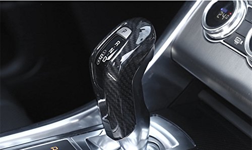 Carbon Fiber Style Console Gear Shift Knob Cover Trim For Land Rover Range Rover Sport 2014-2017 #TOP5