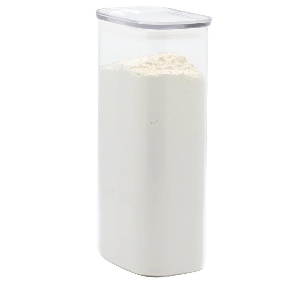 Pebbly - Coffret de 3 Boîtes de Conservation Hautes et Rectangulaires en Verre avec Couvercles en Verre - 470 ml, 1,2 L et 1,8 L - Un Rangement Optimisé pour une Cuisine Organisée
