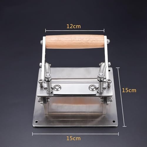 Peladora de cuero, separador de acero inoxidable, ancho de corte de 9 cm, Adj