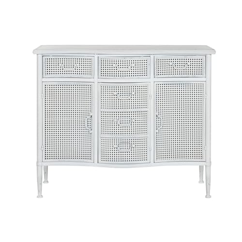 The Lumine Buffet de Metal 101 x 42 x 85 cm Blanco, 1 Unidad