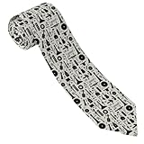 Dimensions de la cravate : Longueur : 145 cm, largeur : 8 cm. Contenu de l'emballage : Cravate. (En raison de la mesure manuelle, une marge d'erreur de 1 à 2 cm est possible.)