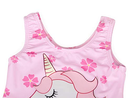 Kantenia Pequenas Meninas Um Fato de Peça Bikini Seco Rápido Roupa de Praia Terno de Banho Beachwear