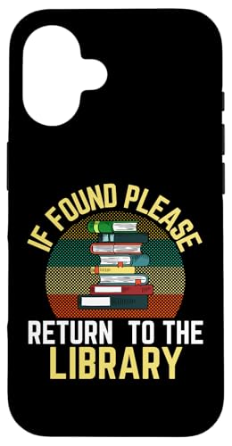 Librarian Find If Please return the Library Retro Reader �X�}�z�P�[�X iPhone 16 �p