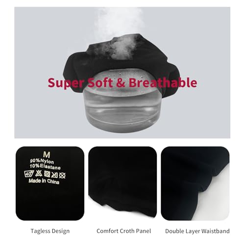 Seamless Boyshort Underwear For Women Nylon Spandex Boyshorts Panties Soft Stretch Boy Shorts Underwear MultiPack4