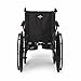 Medline Premium UltraLightweight Wheelchair with FullLength FlipBack Arms and Elevating Leg Rests for Extra Comfort 18” Seat, No, 1 Count