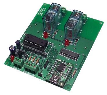 Modulo Relè Controllato USB, 2 RELAYS | Ricreazionale/Natale, 1 X Quantità - USB.T-100