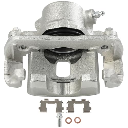 Image of 19B1487 Front Left Disc Brake Caliper Assembly w /Bracket