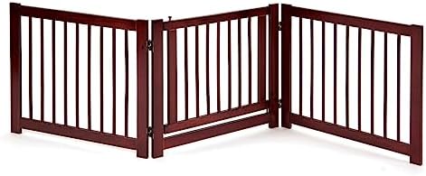 Primetime Petz 360 Configurable Freestanding Dog Gate with Door for Home