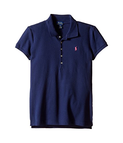 POLO RALPH LAUREN Girls Logo Pique Polo Top