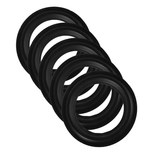 ERINGOGO 5個スピーカーエッジリング ゴム製サラウンド交換部品 高忠実対応 家用 業務用オーディオシステム修理向け
