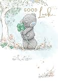 Me to You Bear Bear with Clover Good Luck Card