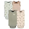 Gerber Baby Boys Multi-Pack Sleevel...