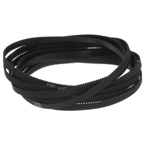 uxcell 10pcs 2GT Timing Belt Closed Loop Rubber Belts 280-2GT-6, 6mm Width x 280mm Length, 3D Printer Timing Belt