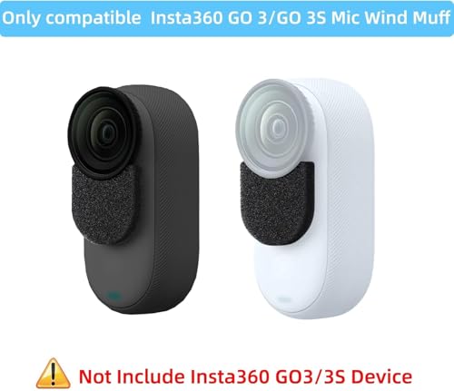 Image of 6 Packs Mic Wind Muff for Insta360 GO 3 /GO 3S, for Insta360 GO 3 /GO 3S Accessories