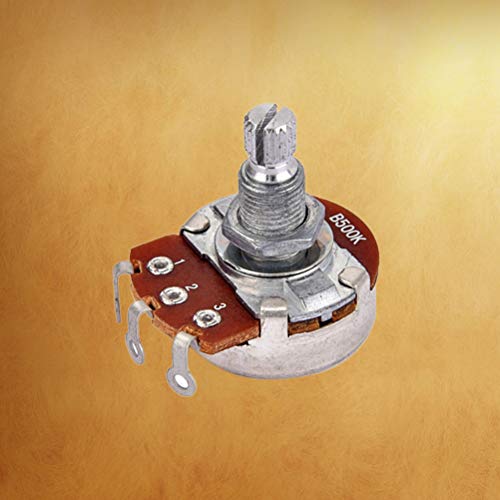 HEALLILY B500k Potentiomètre Long Moleté Split Shaft Basse Électrique Guitare Volume Ton Pots Audio Taper Switch… - Les Beatles, Paul McCartney, John Lennon, RIngo Starr, George Harrison HEALLILY B500k Potentiomètre Long Moleté Split Shaft Basse Électrique Guitare Volume Ton Pots Audio Taper Switch… – Image 8