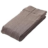 BEAHING Zopfmuster-Strumpfhose für Damen, verhedderungssicher, gedrehter Pullover mit vertikalen...