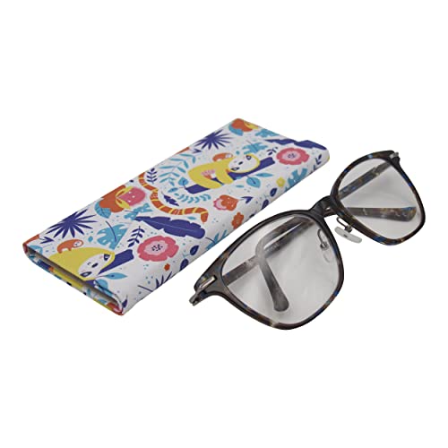 Image of Real Sic Glasses Case for Men and Women - Magnetic Folding Hard Shell Sunglass Holder - Inspired by Adorable Animals