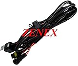 Zenex HID Kit Single Beam Wire Relay Harness (H11)