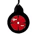Allen Company EZ-Aim Triple Deflector Spinner Target System, Rimfire .22 Cal. & Air Guns, 10.75 W x 12.5 H inches, Black/Red (Targets & THROWERS_Metal)