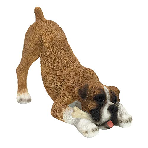Escultura Pequeña de Bóxer Cachorro Sandicast