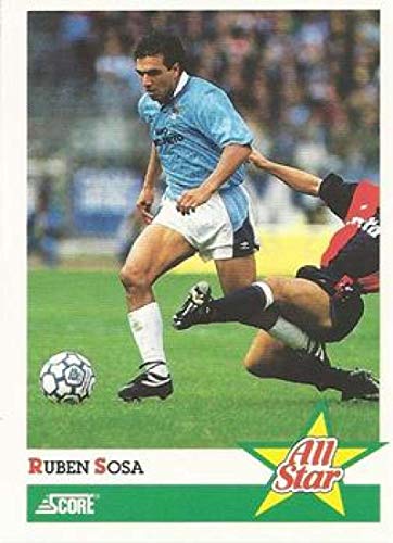 1992 Score Italian League Soccer #414 Ruben Sosa Lazio Card