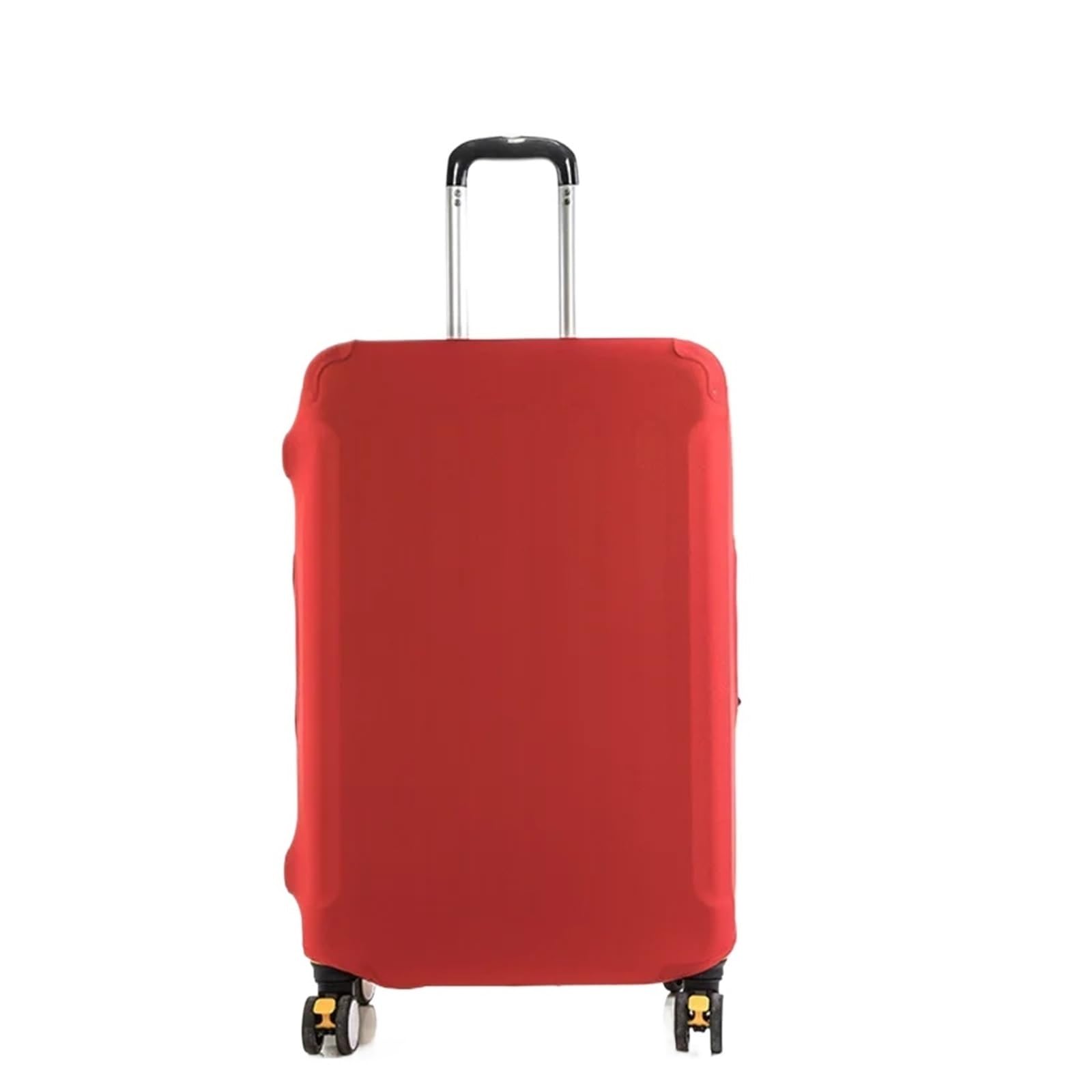 2 pezzi copertura bagagli tessuto elasticizzato valigia protezione bagaglio antipolvere adatta for da 18-32 pollici organizzatore di viaggi(Red,L(26-28inch))