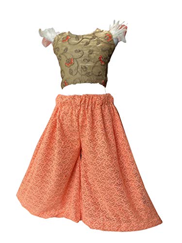 Image of Aglare Girl's Net Readymade Lehenga Choli