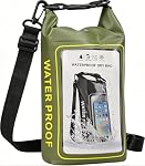 154 Pieces Waterproof First Aid Kit with Waterproof Cell Phone Pouch Roll Top Boat Emergency Kit 2-in-1 Emergency Medical Kit