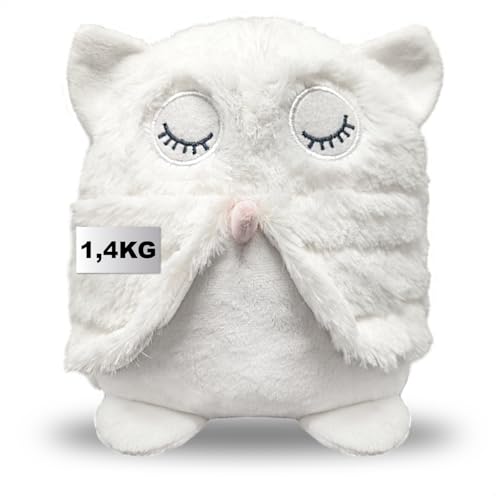 COM-FOUR® Doorstop - Heavy Door Holder in a Cute owl Design - Functional Home Accessory - Window Stopper Ideal for drafts - Brake Block 1.4 kg for Windows and Doors (Owl)