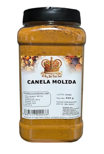 Canela Molida 720 gr - La Esencia de la Calidad Culinaria - Frescura y Calidad Incomparables - Complemento Perfecto para tus Recetas