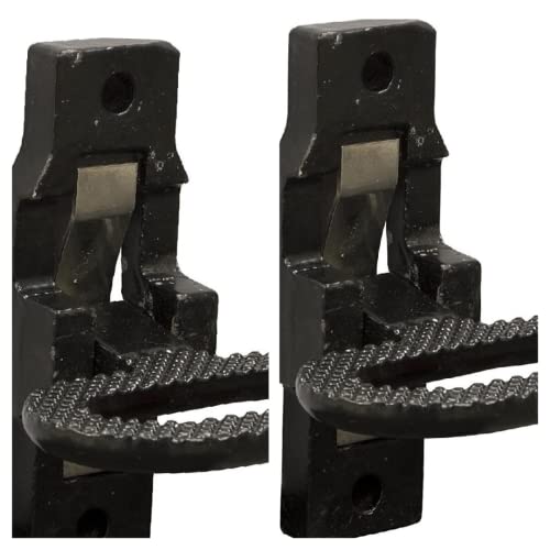 Single, Set of 2, 4, B2797BPC Black Powder Coated Cast Steel Safety Folding Grab/Foot Step. A Convenient Grab Handle or Step for Your Vehicle. Wrecker Rollback Tow Truck Flatbed Century Jerr-Dan (1)