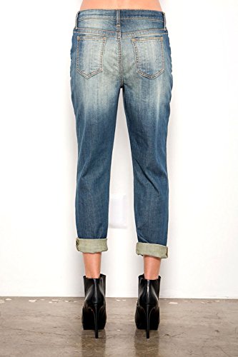 Standards & Practices Women's Stretch Denim Distressed Boyfriend Premium Jeans4