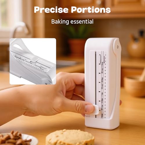 1PCS Stick Butter Cutter Slicer, Measuring Dispenser with Freshness Seal, One Click Stick with Stainless Steel Blade, Cheese Splitter, Butter Slicer, Precise Slicing for Bread, Cakes, Cookies by CASEVASN - Image 3