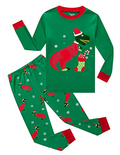 Image of Family Feeling Little Boys Pajamas Sets 100% Cotton Long sleeve Pjs