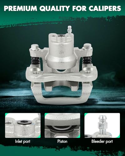 Image of SCITOO Rear Left Brake Caliper With Bracket 19B2783 Compatible For Lexus For RX330 2004-2006 For Lexus For RX350 2007-2009 For Lexus For RX400h 2006-2008 For Toyota For Highlander 2006-2007