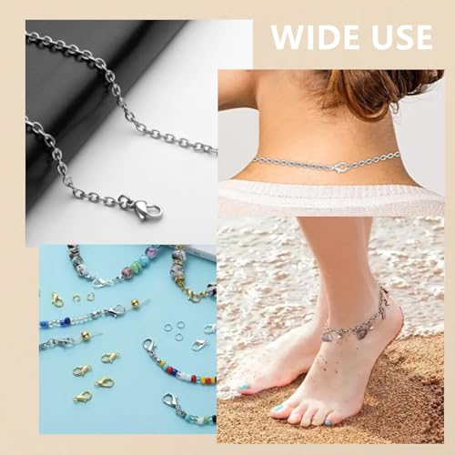 Fermoirs mousquetons pour création de colliers et bracelets faits maison