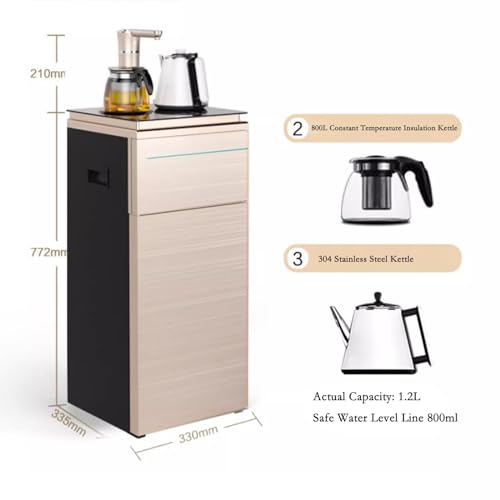 Cenz-888 Water Cooler Tea Bar Machine Household Vertical Water Bucket Water Bar Table Water Dispenser Kettle Integrated Water Machine
