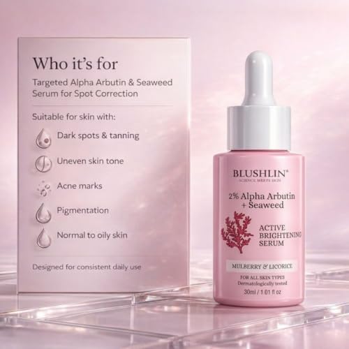 Image of 2% Alpha Arbutin Serum for Glowing and Brightening Skin | Face Serum For Men & Women with Glutathione helps reduce Dark Spot, Pigmentation and Melasma (30 Ml)