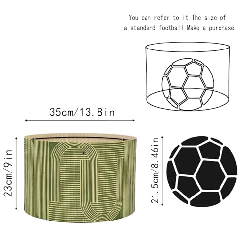 Image of Pendant Lamp Shade, Translucent Bamboo Made, 13.8x9 Inch, Modern Minimalist Style for Living Room, Bedroom (Green Pattern A)