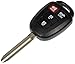 Dorman 92069 Keyless Entry Transmitter Cover Compatible with Select Toyota Models, Black