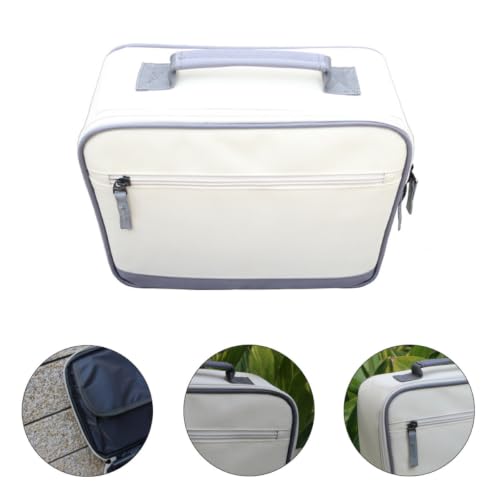 Estuche de almacenamiento KALLORY de tela Oxford blanco para accesorios digitales, multiusos miniatura 7